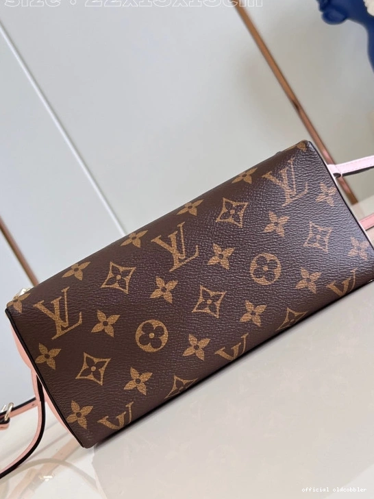 Official oldcobbler VUITTON LOUIS Pouch-22.5*13*13CM Bloom 0820